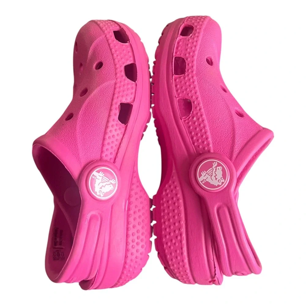 CROCS Kids Pink Classic Clog Sandals
